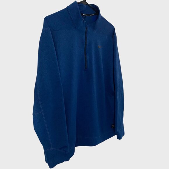 Nike Golf Therma Repel 1/2 Zip L/S Blue Men's Size XL Water-Repellant Sweatshirt - Picture 3 of 13